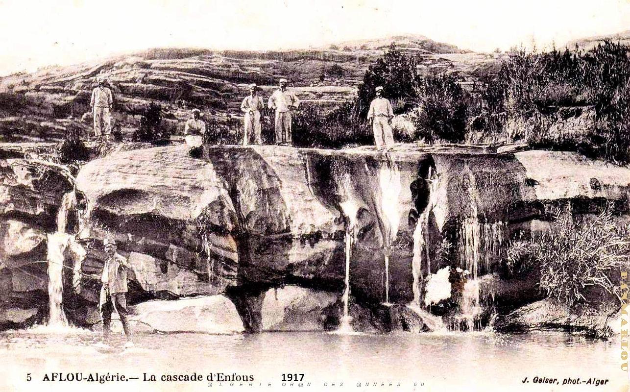 2504- Aflou - Cascade d'Enfous - 1917.jpg